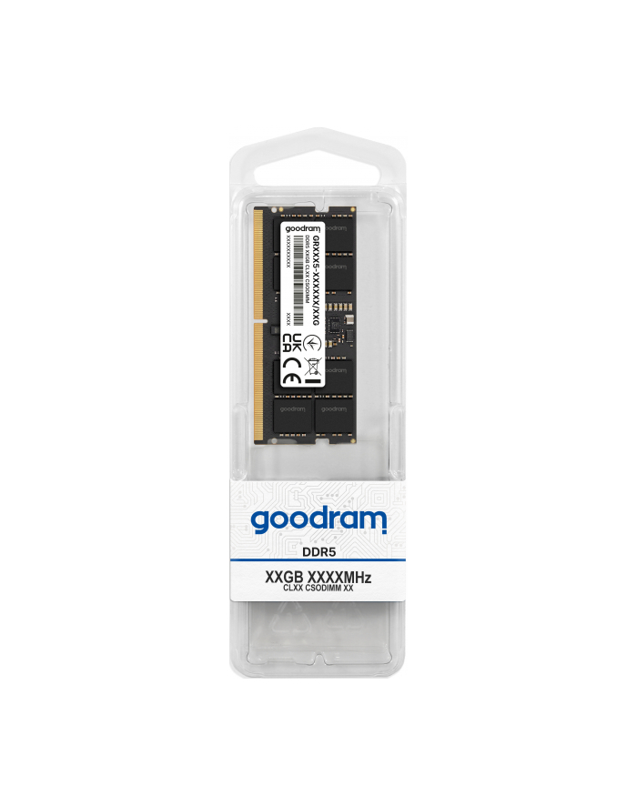 goodram Pamięć do notebooka DDR5 CSODIMM 16GB(1*16) 6400 CL52 główny