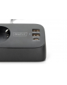 digitus Listwa zasilająca biurkowa, 3 gniazda Schuko, 2x USB-A (2x 12W), 1x USB-C (30W) z zaciskiem na blat, kabel 1,5m, czarna - nr 20