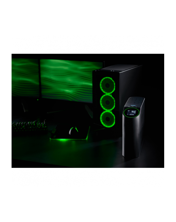 apc Zasilacz awaryjny BGM2200-GR Back-UPS Pro 2200VA do gier, 230V, czysta sinusoida LCD, Biały, Schuko główny