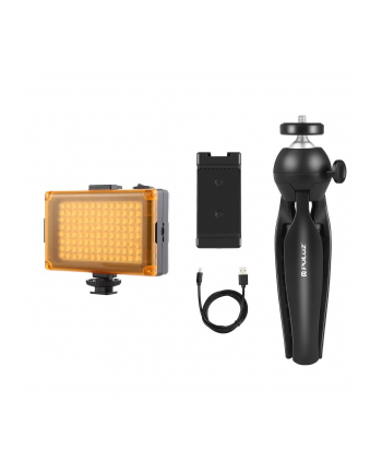 Puluz Zestaw do nagrywania live statyw + lampa LED + klamra na telefon PKT3131B nr 2