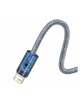BASEUS KABEL USB   KABEL DO IPHONE USB - LIGHTNING 1M, 2,4A SZARY (CALD000416)  (CALD000416)