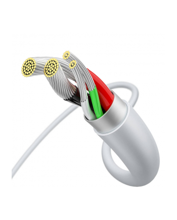 Baseus Kabel Usb Do Micro Superior Series, 2A, 1M (Biały) (Bsu2824Wht)