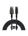 BASEUS  TUNGSTEN GOLD KABEL USB-A - USB-C 480MB/S 100W 1M CZARNY (CAWJ000001)  () - nr 2