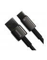 BASEUS  TUNGSTEN GOLD KABEL USB-A - USB-C 480MB/S 100W 1M CZARNY (CAWJ000001)  () - nr 3