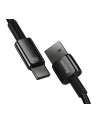 BASEUS  TUNGSTEN GOLD KABEL USB-A - USB-C 480MB/S 100W 1M CZARNY (CAWJ000001)  () - nr 4