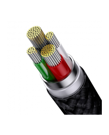 Baseus Quick Charge Usb To M+L+C Starspeed 3.5A 0.6 M czarny (P1031990011100)