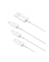 Baseus Szybkiego Ładowania Superior Data Usb Do M+L+C 3.5A 1Mwhite - nr 5