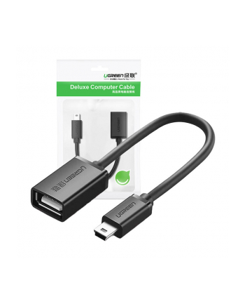 UGREEN  ADAPTER OTG MINI USB US249 (CZARNY) (2926416722594)  (2926416722594)