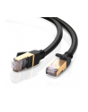 Ugreen Okrągły kabel sieciowy NW107 Ethernet RJ45 Cat.7 STP 3m czarny (11270) - nr 1