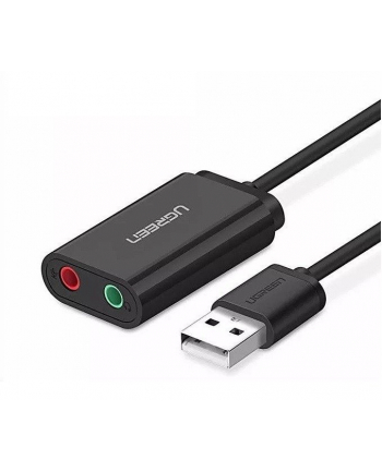 Ugreen Zewnętrzna karta dźwiękowa muzyczna adapter USB - mini jack