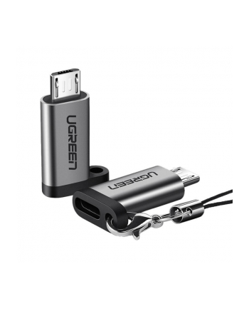 Ugreen Adapter USB Ugreen Ugreen adapter z USB Typ-C na micro USB Szary (UGREEN_20200327152723)