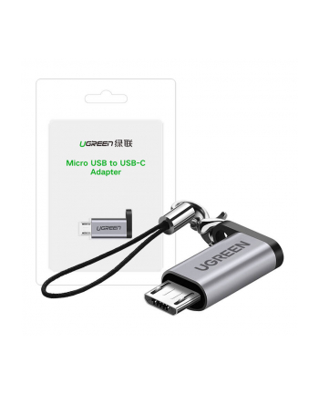 Ugreen Adapter USB Ugreen Ugreen adapter z USB Typ-C na micro USB Szary (UGREEN_20200327152723)