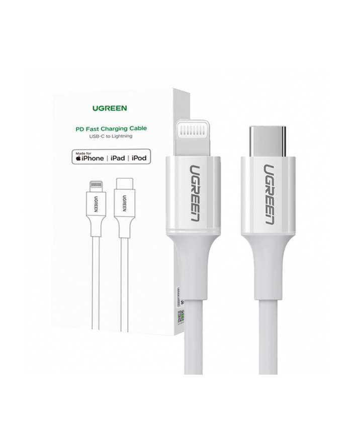 Ugreen Lightning Do Usb-C 3A Us1711.5M Biały główny