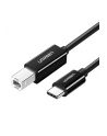 Ugreen Kabel USB-C 2.0 do USB-B US241 do drukarki, 1m (czarny) (80811) - nr 1