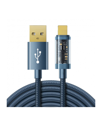 Joyroom kabel USB - Lightning do ładowania / transmisji danych 2,4A 20W 2m niebieski (S-UL012A20)