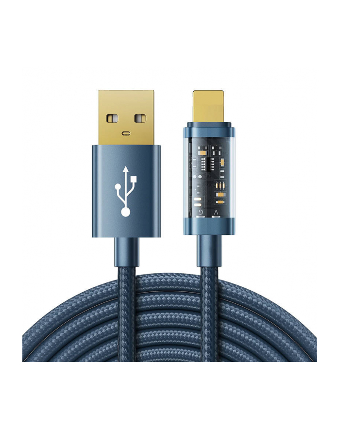 Joyroom kabel USB - Lightning do ładowania / transmisji danych 2,4A 20W 2m niebieski (S-UL012A20) główny