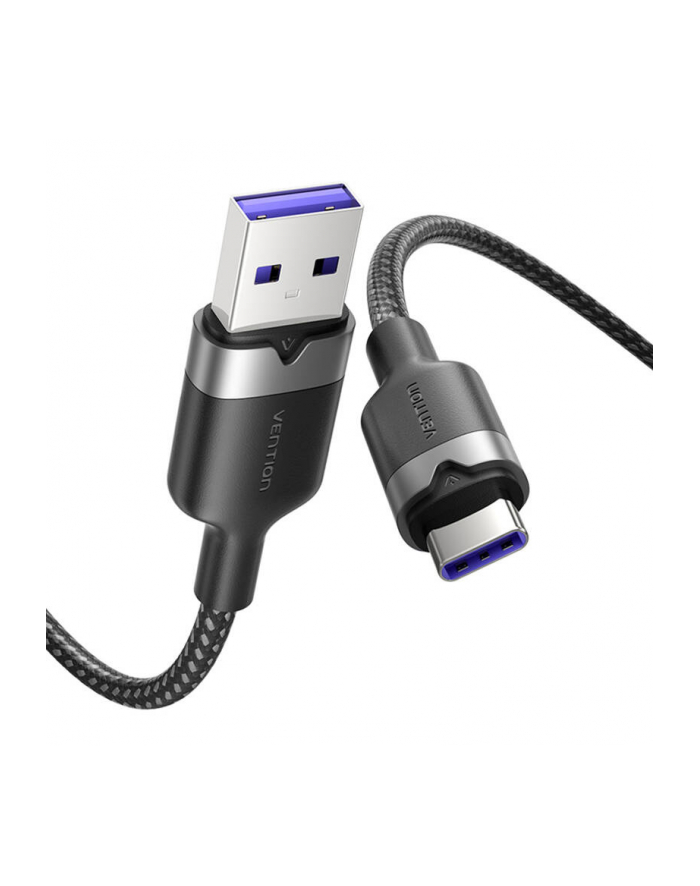Vention Kabel Usb-c 1m 6A Szybkie Ładowanie 100W Do Telefonu Czarny (74165) główny