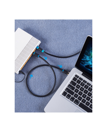 Vention Sieciowy Kat.8 Sftp Ikabf 1M Czarny (56648) nr 1