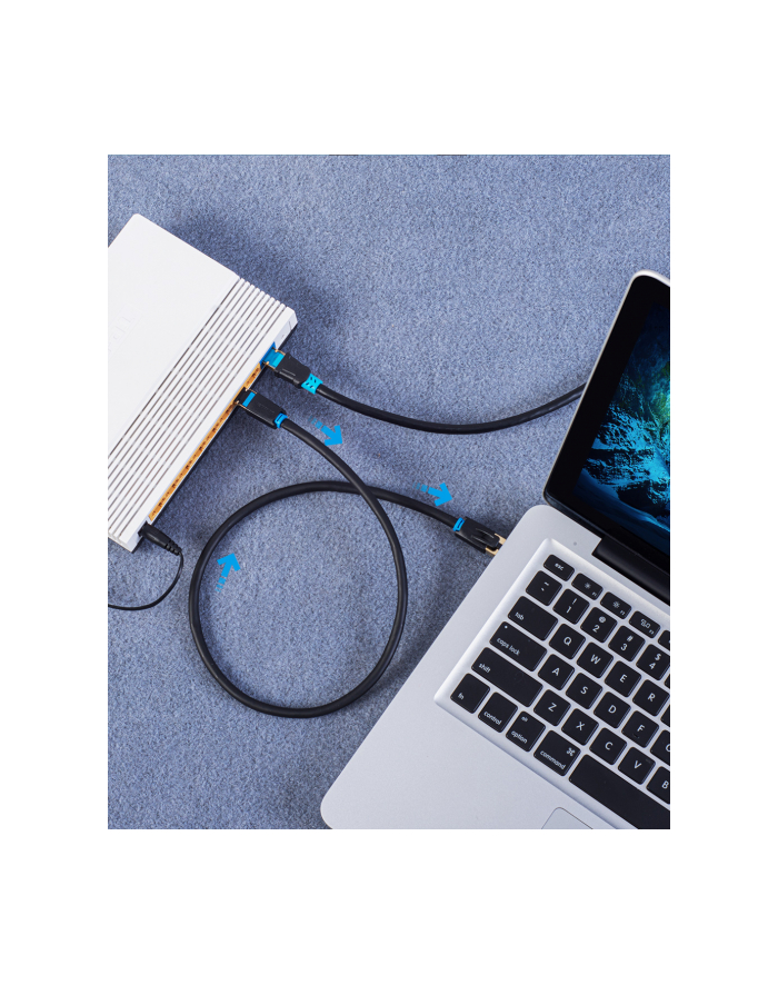 Vention Sieciowy Kat.8 Sftp Ikabh 2M Czarny (56650) główny