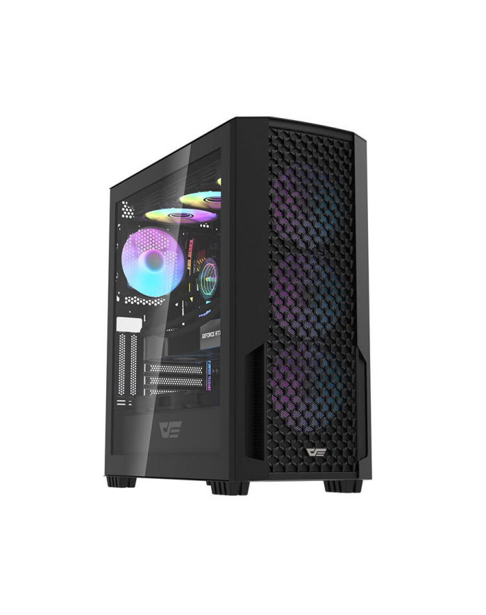 Darkflash Obudowa komputerowa DF2100 + 4 wentylatory argb (czarna) (61644) główny