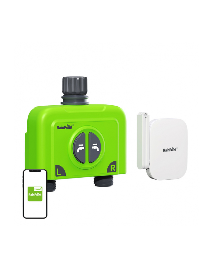 Rainpoint Sterownik Nawadniania 2-Strefowy + Bramka Wifi główny