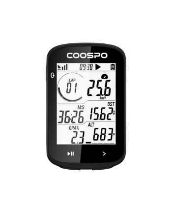 Coospo Licznik Wytrzymały Komputer Rowerowy Gps Bezprzewodowy Wodoodporny