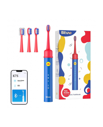 Szczoteczka elektryczna Bitvae BVK7S Niebieski + 3 Kóńcówki
