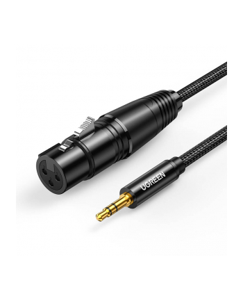 UGREEN AV182 Kabel XLR żeński do jack 3.5 męski - 2m (czarny)