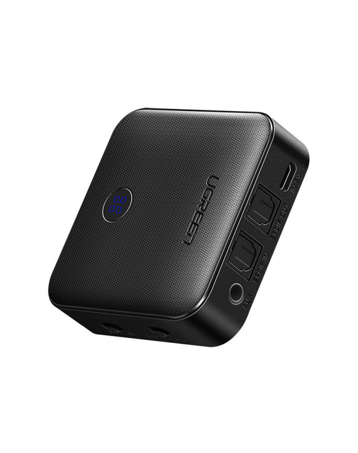 UGREEN ADAPTER ODBIORNIK BLUETOOTH 5.0  3,5 MM AUX APTX (CZARNY)  (UGR422BLK) główny