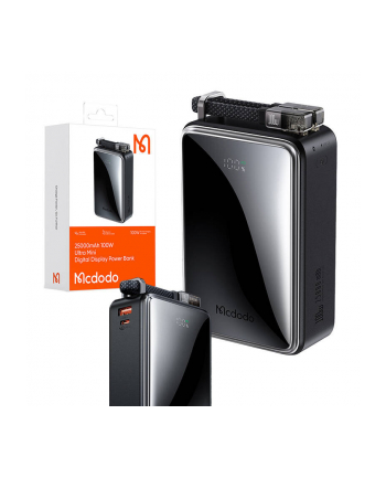 Mcdodo Mc 0561 Digital Dis 25000Mah 100W Czarny (MC0561)