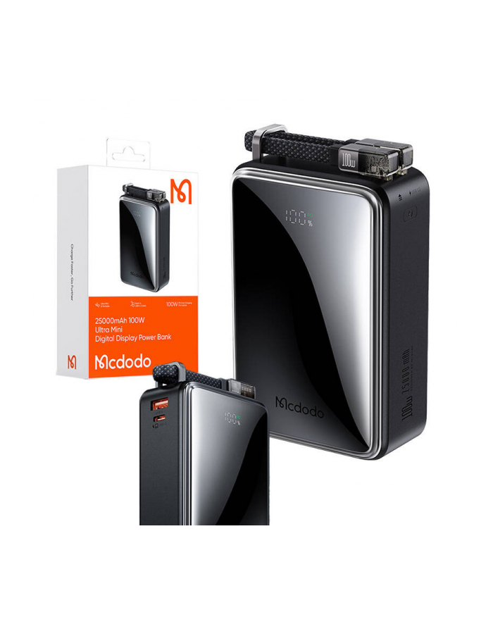 Mcdodo Mc 0561 Digital Dis 25000Mah 100W Czarny (MC0561) główny