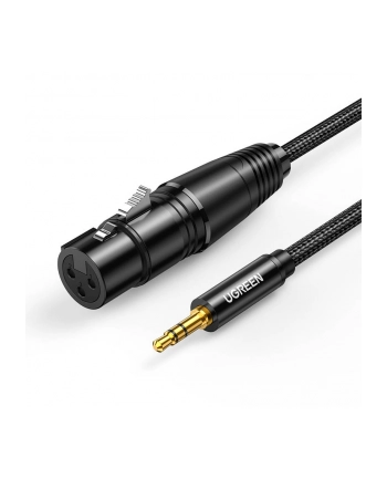 UGREEN AV182 Kabel XLR żeński do jack 3.5 męski - 2m (czarny) nr 2