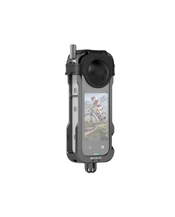 Puluz Metalowa obudowa ochronna z osłoną obiektywu do Insta 360 X4