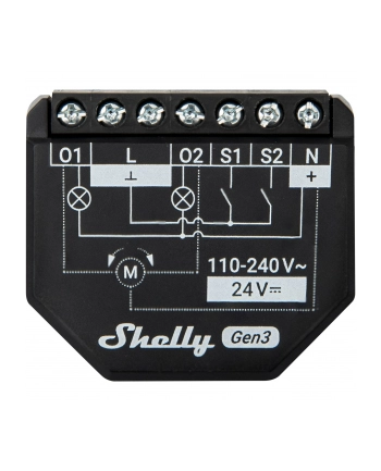 Shelly Bezprzewodowy Element Wykonawczy 2Pm Gen3 2PMGEN3 nr 1
