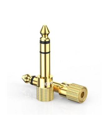 Ugreen adapter 3,5mm mini jack - 6,3mm jack złoty (20503) nr 2