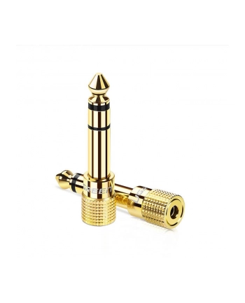 Ugreen adapter 3,5mm mini jack - 6,3mm jack złoty (20503) nr 1