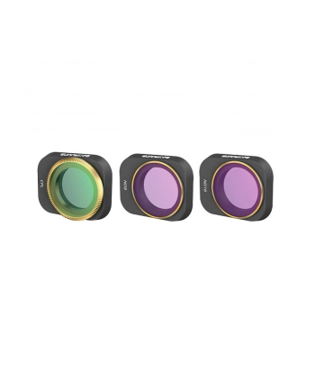 Sunnylife Filtry 3x Cpl ND8 ND16 do Dji Mini 3 Pro