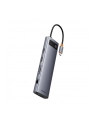 Baseus HUB USB Hub 11w1 StarJoy Metal Glam Series, USB-C do HDMI +VGA + 3 x USB 3.0 + USB 2.0+USB-C PD + RJ45 + SD/TF +3,5mm (B0003070981100) - nr 3