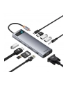 Baseus HUB USB Hub 11w1 StarJoy Metal Glam Series, USB-C do HDMI +VGA + 3 x USB 3.0 + USB 2.0+USB-C PD + RJ45 + SD/TF +3,5mm (B0003070981100) - nr 4