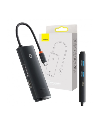 BASEUS HUB 6w1 USB-C 2x USB-A HDMI SD/TF nr 1