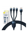 Baseus Flash Series 2 3w1 USB Lightning Micro USB-C 66W 1,2m Czarny - nr 1