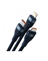 Baseus Flash Series 2 3w1 USB Lightning Micro USB-C 66W 1,2m Czarny - nr 3