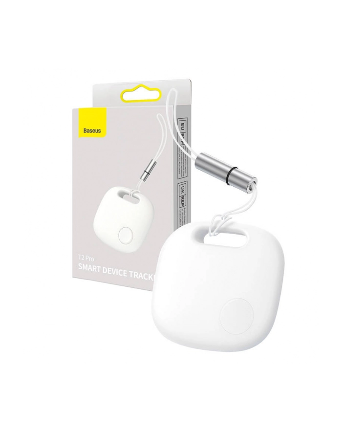 Baseus Lokalizator Bluetooth T2 Pro Ze Smyczą (Biały) (Fmtp000002) główny