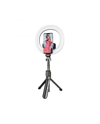 Puluz Selfie Stick/Statyw Z Podwójnym Oświetleniem Led
