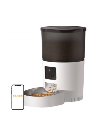 Rojeco Inteligentny Dozownik Karmy Dla Psa Kota Z Kamerą Pet Feeder 3L Wifi 1629612447 nr 1