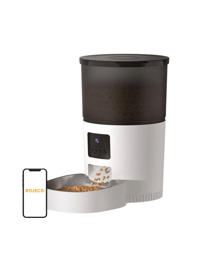 Rojeco Inteligentny Dozownik Karmy Dla Psa Kota Z Kamerą Pet Feeder 3L Wifi 1629612447 główny