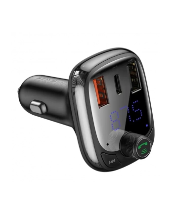 Baseus Transmiter Bluetooth Ładowarka Do Samochodu S 13 Overseas Edition Czarny nr 2