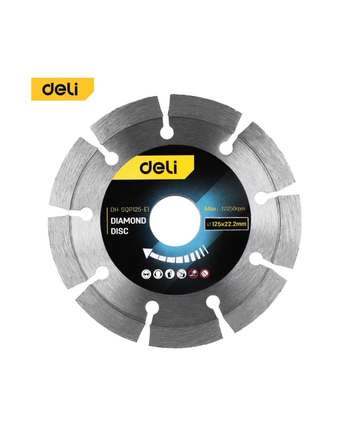 Deli Tools Ostrze Do Piły Diamentowe Edh-Sqp125-E1 (41868) główny