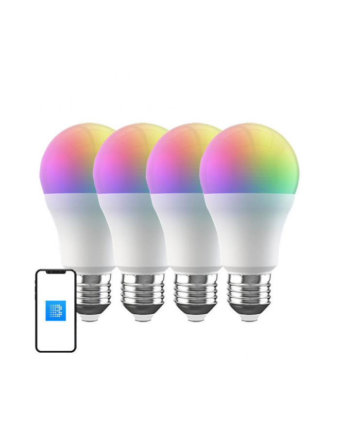Broadlink 4X Smart Żarówka Wifi Led Rgb Lb4E27 (Lb4E274Pc) główny