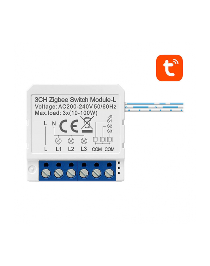 Avatto Inteligentny Przełącznik Dopuszkowy Zigbee LZWSM16-W3 główny